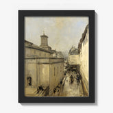 View of Notre Dame de Lorette and Rue Fléchier in Paris by Antoine Vollon - thumbnail_1_bf_66fe6dcd8213847b6f357bda
